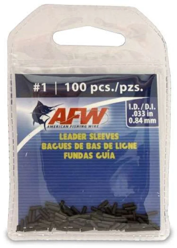 American Fishing Wire Single Barrel Leader Sleeves