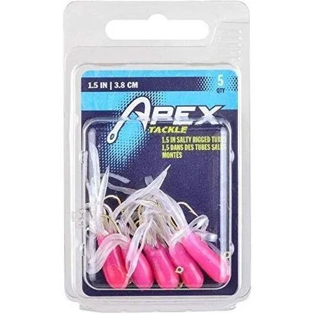 Apex Pre-Rigged Tubes 1.5" Qty 5