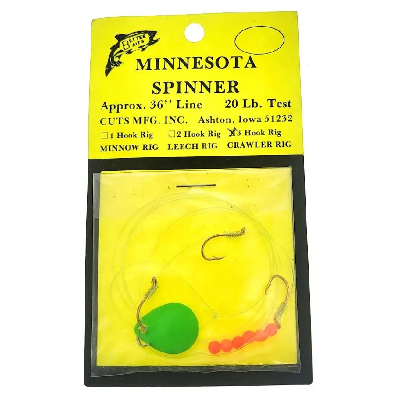 Better Baits Minnesota Spinner 36" 20Lb Test 3 Hook