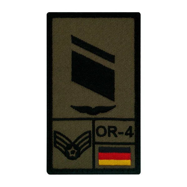 Rank Patch Stabskorporal Luftwaffe links oliv