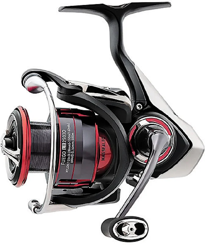 Daiwa Fuego LT Black & Red 31.6" Spinning FIshing Reel FGLT3000DC