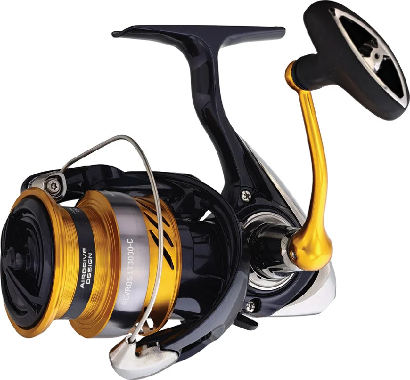 Daiwa Revros LT Black & Yellow Spinning Fishing Reel 3000 REVRLT3000C