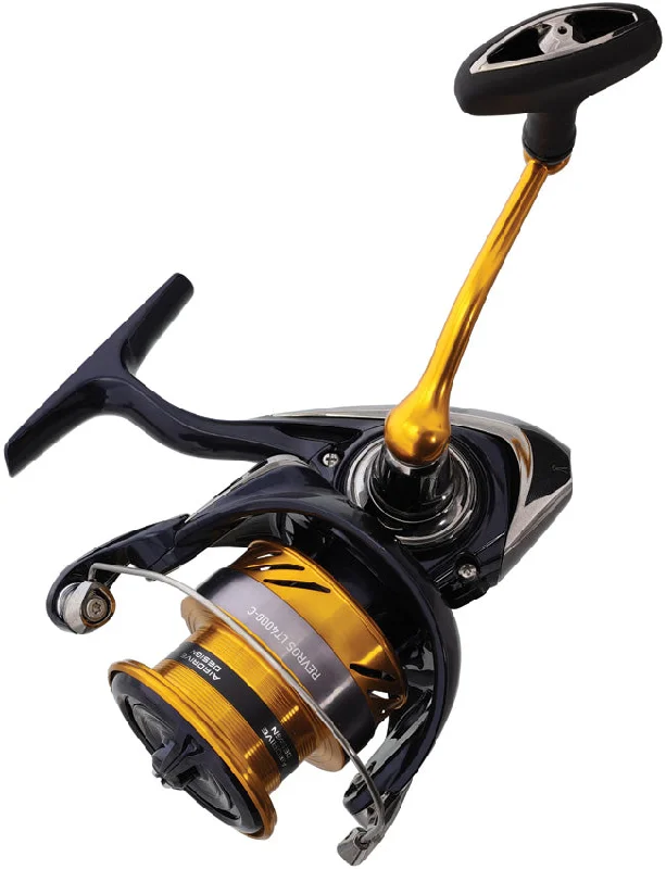 Daiwa Revros LT Black & Yellow Spinning Fishing Reel REVRLT4000