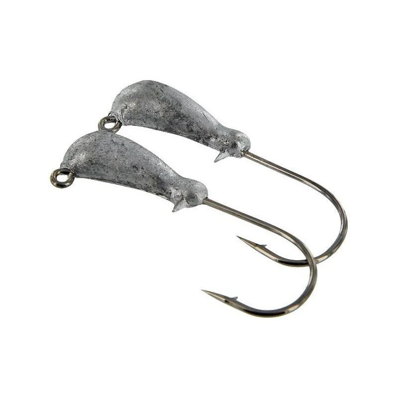 FAS Banana Jig Heads 1/4 Oz Qty 5 Unpainted (Bulk)