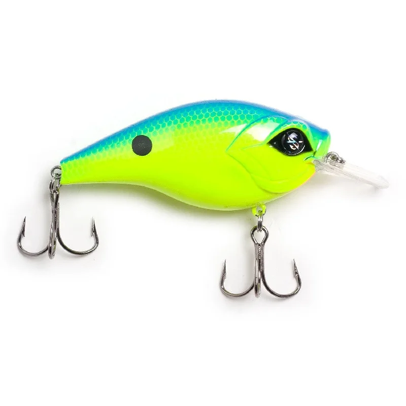 Googan Squad Grande Banger 3" 3/4 Oz Chartreuse Blue Back