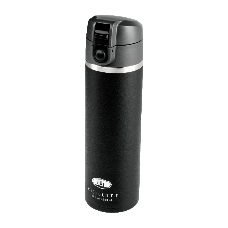 Isolierflasche Microlite 500 Flip-Back schwarz