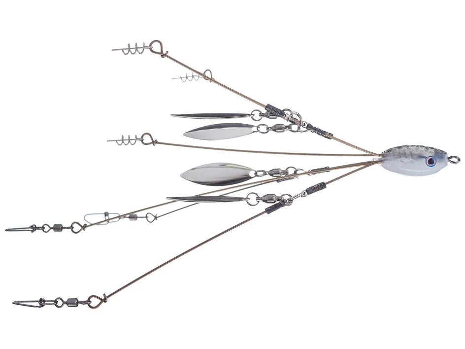 Hog Farmer Tactical Bassin Mini Flex Rig - 4 Blade