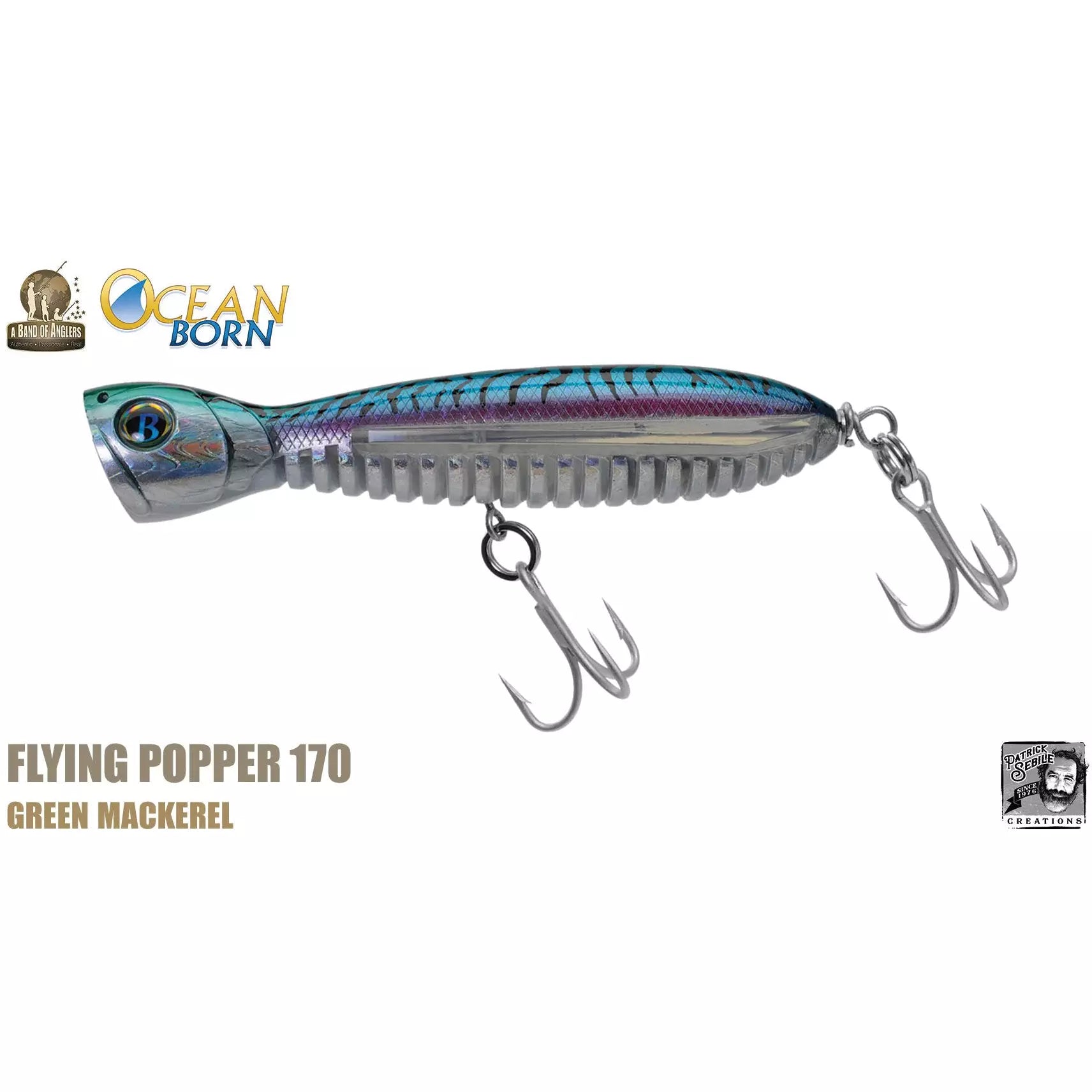 Ocean Born Flying Popper 170F Floating 6-3/4" 3-1/2 oz.