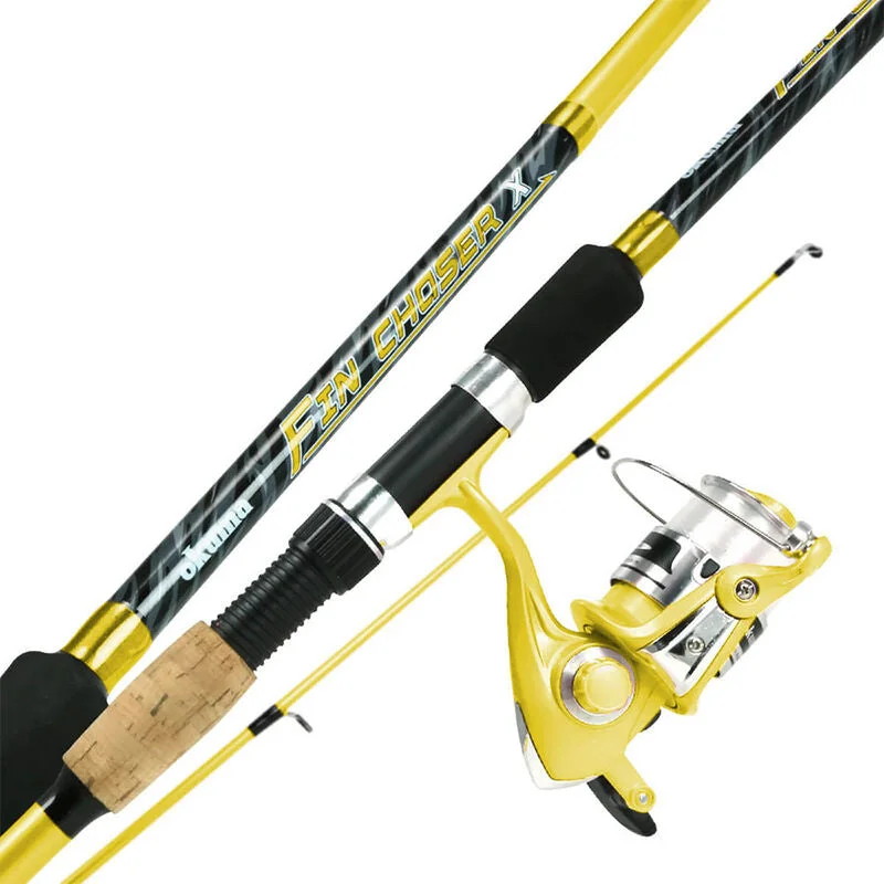 Okuma Fin Chaser X Yellow Spinning Combo