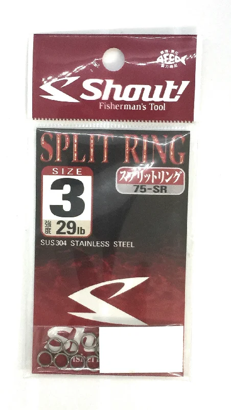 Shout! Split Ring 75-SR