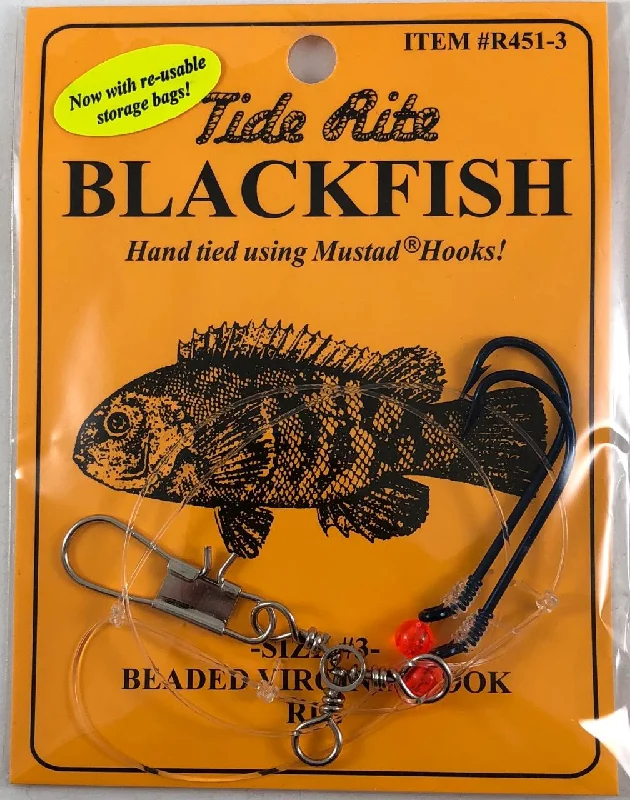 Tide Rite R451 Blackfish Hi-Lo Rig with 3-Way & Interlock Snap