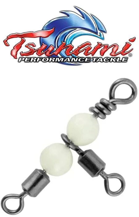 Tsunami Beaded Rolling T Swivel