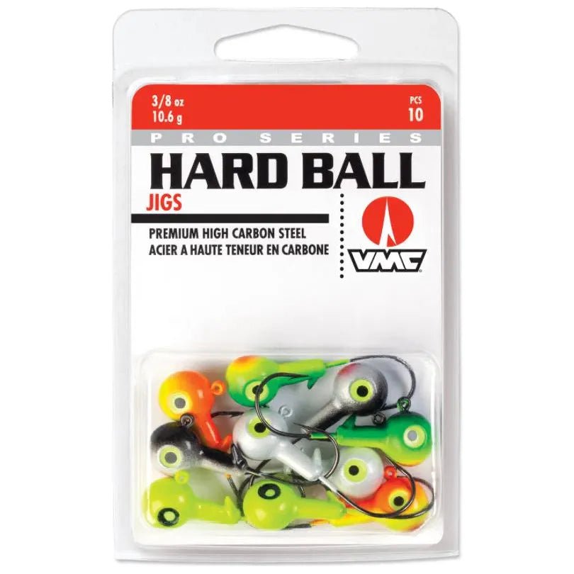 VMC Hard Ball Jig Heads 1/8 Oz Assorted Qty 10