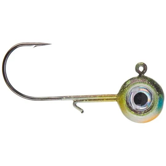 VMC Neon Moon Eye Jig 1/4 Oz Blue Gill Qty 4