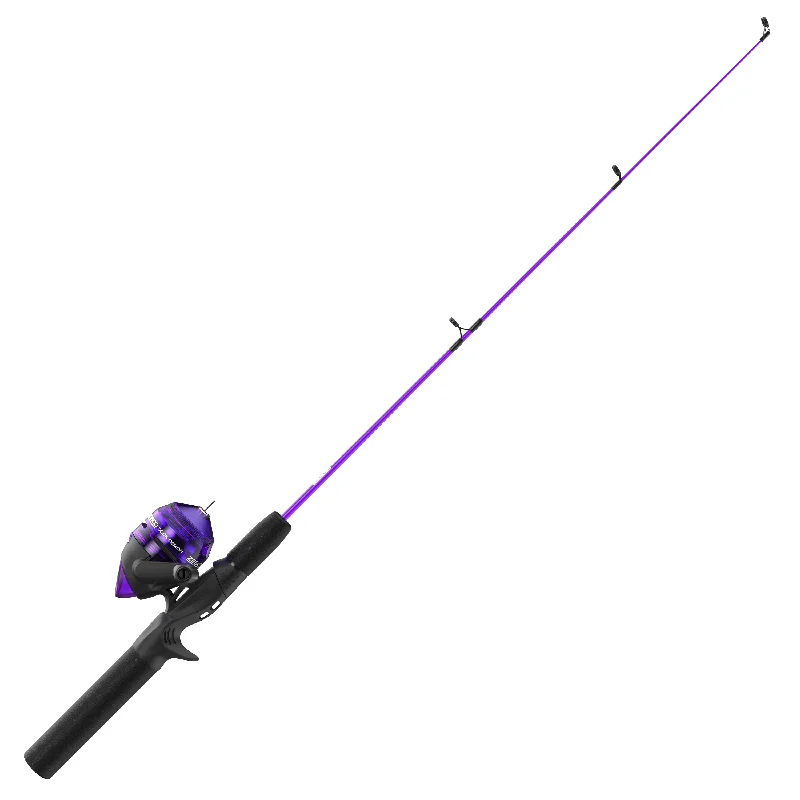 Zebco Purple Dock Demon Spincast Combo