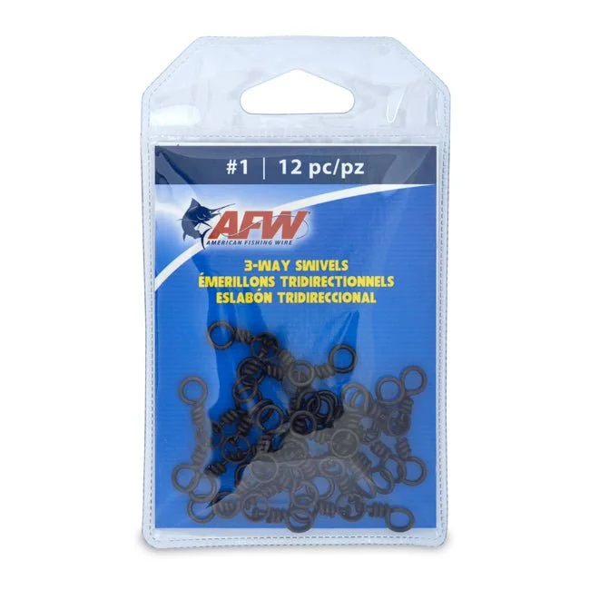 AFW Brass 3-Way Swivels