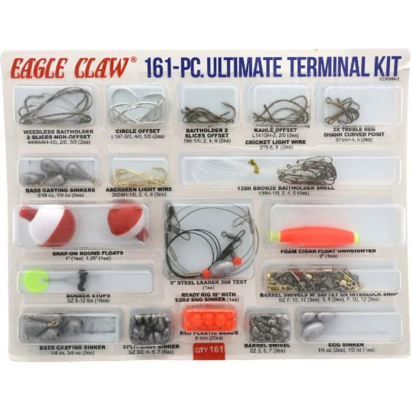 Eagle Claw 161-Piece Ultimate Terminal Kit