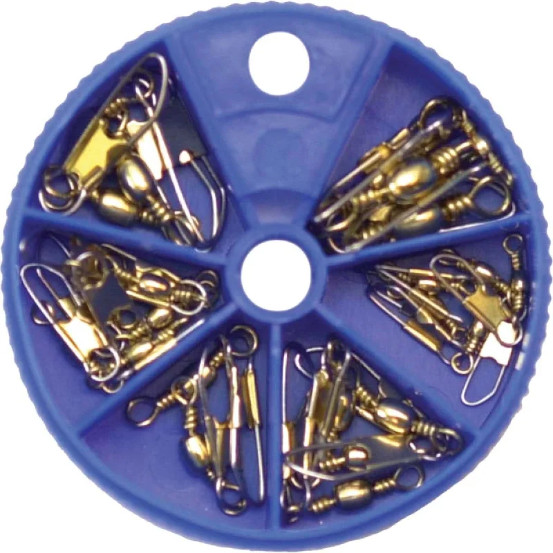 Eagle Claw Barrel Swivel with Safety Snap Assortment