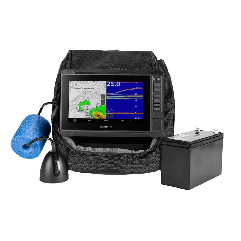 Garmin ECHOMAP UHD2 7" sv Ice Fishing Bundle w/ECHOMAP UHD2 73sv  GT10HN-IF Transducer [010-02684-35]