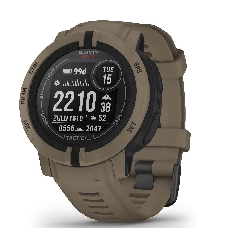 Smartwatch Instinct 2 Solar Tactical Edition light