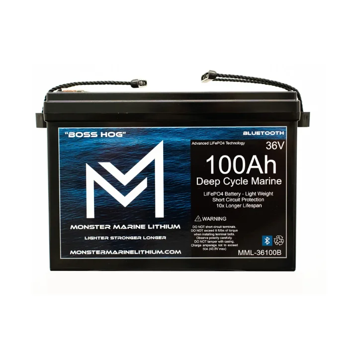 Monster Marine 36v 100Ah Bluetooth Lithium Battery