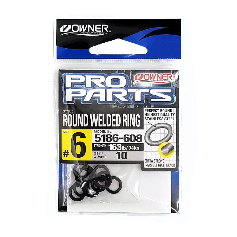 Owner Round Welded Rings 10pk