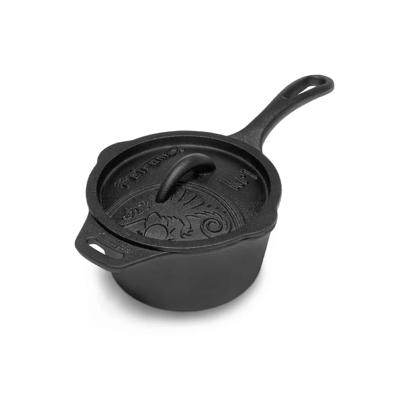 Cast Iron Sauce Pan kr1 with Lid