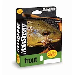 RIO Products Fishing Gear Mainstream Type 3 12Ft Sinking Tip Brown/Lemon Green 7wt Model: RIO-20832