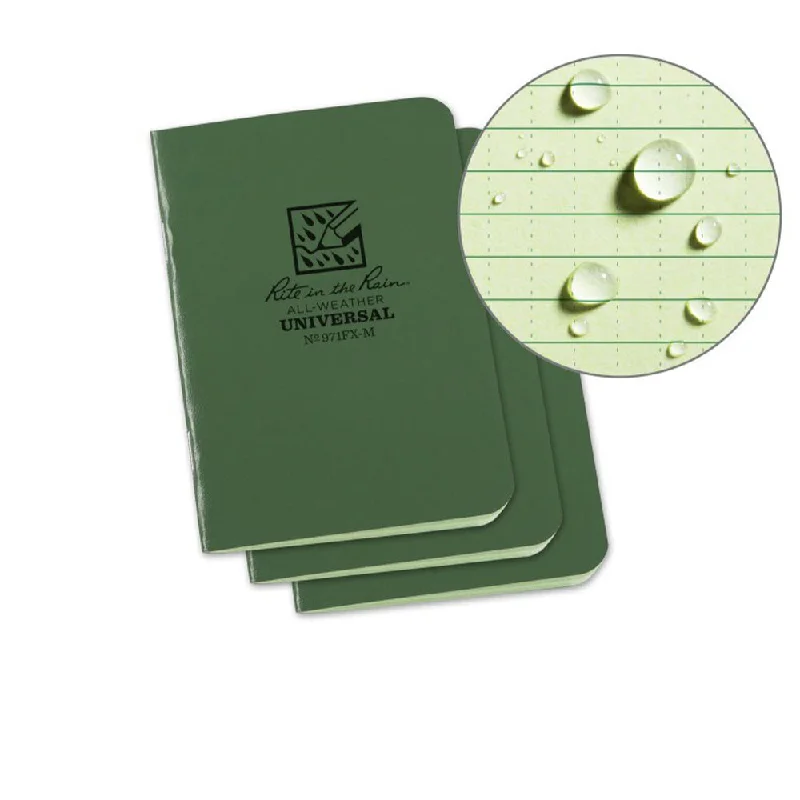 Mini Universal Notepad 3-Pack green