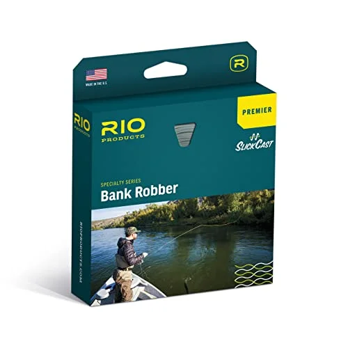 XXB RIO Products Premier Bank Robber Fly Line, Dead Drifting and Bank Fishing, Easy Casting, Slick Coating, WF6F